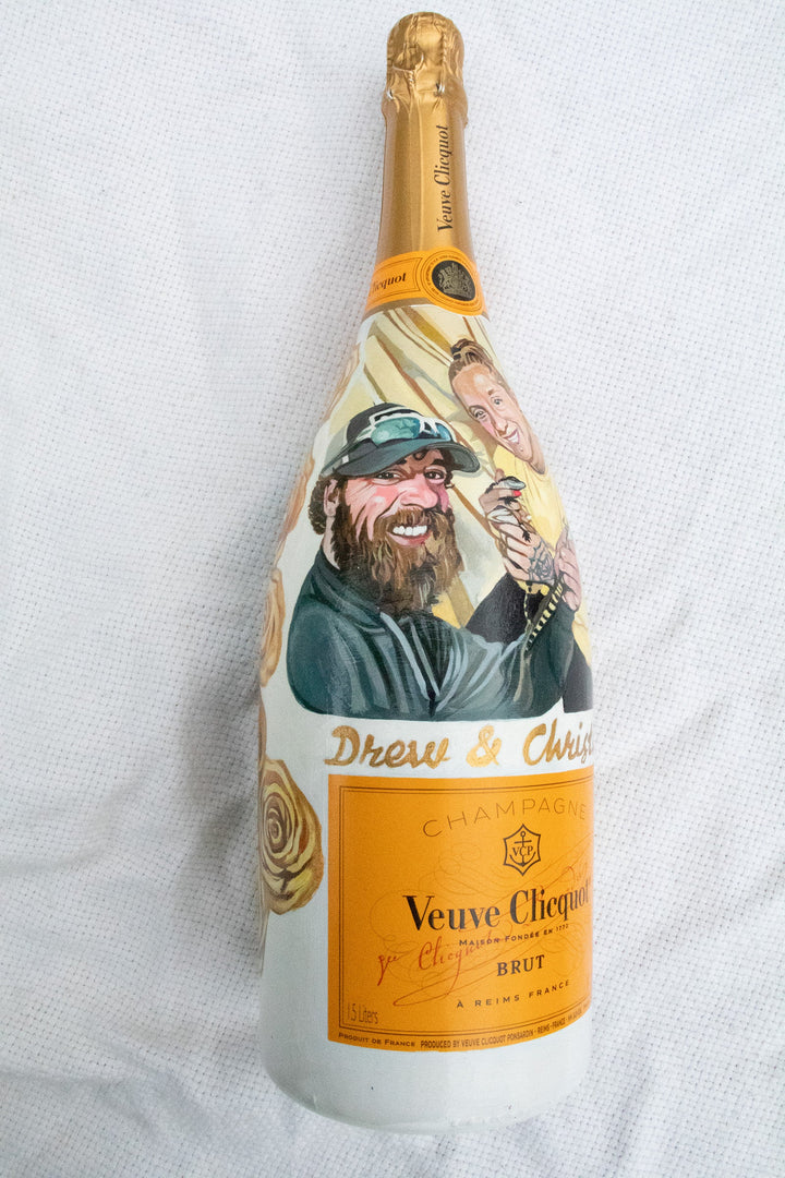 Hand Painted Veuve Clicquot