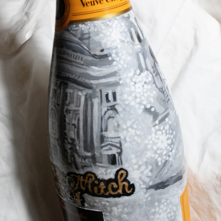 Hand Painted Veuve Clicquot