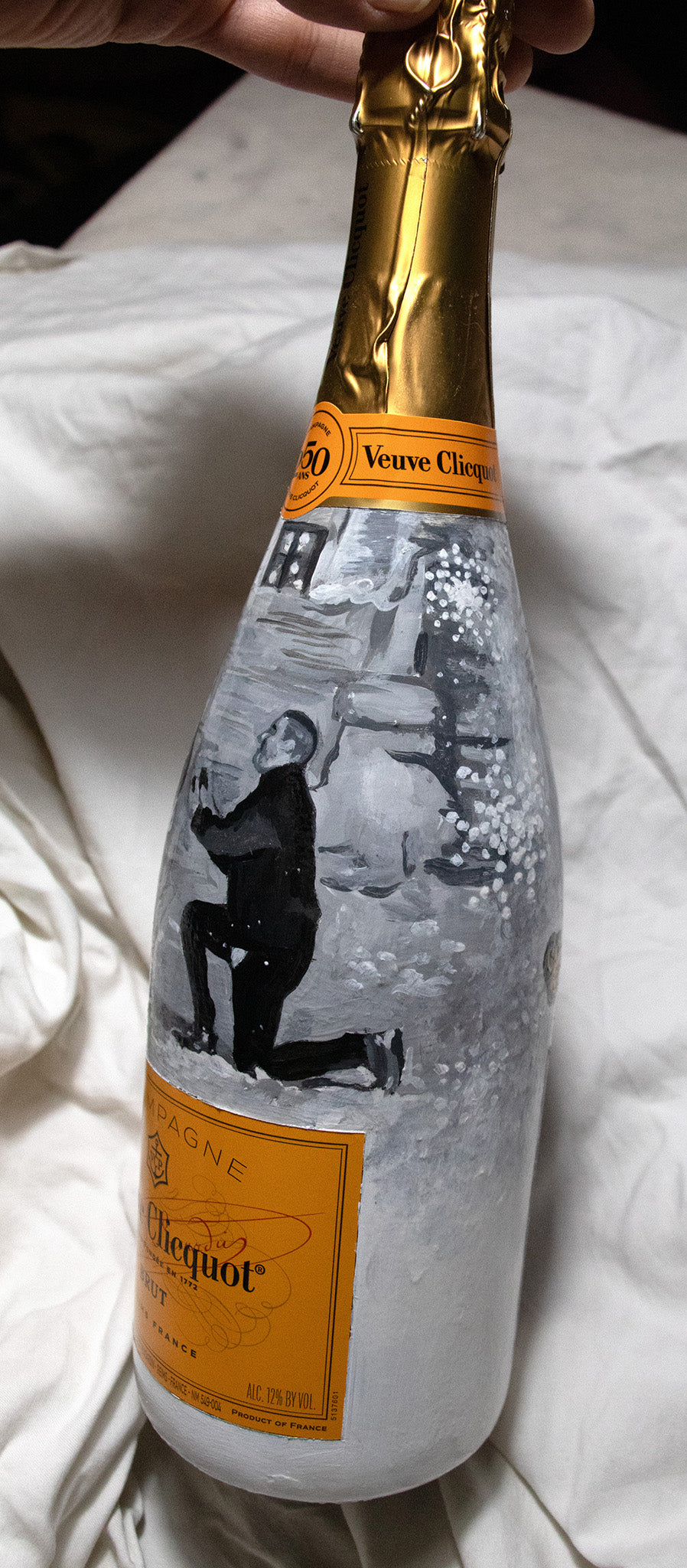 Hand Painted Veuve Clicquot