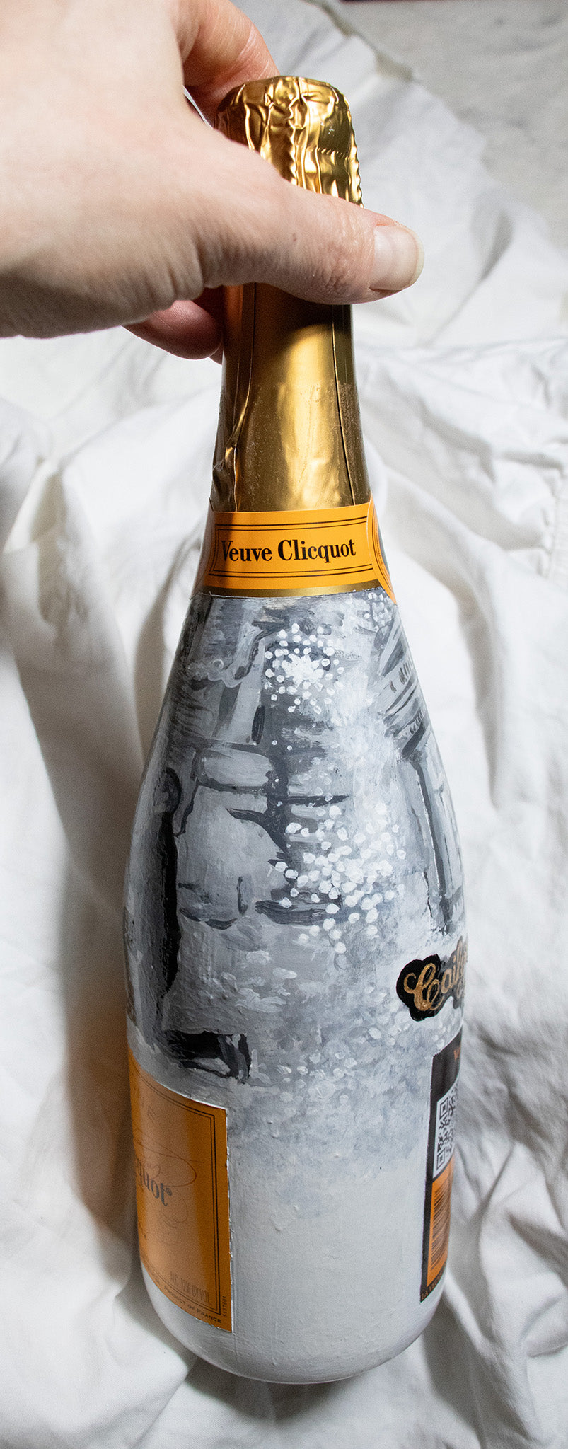 Hand Painted Veuve Clicquot