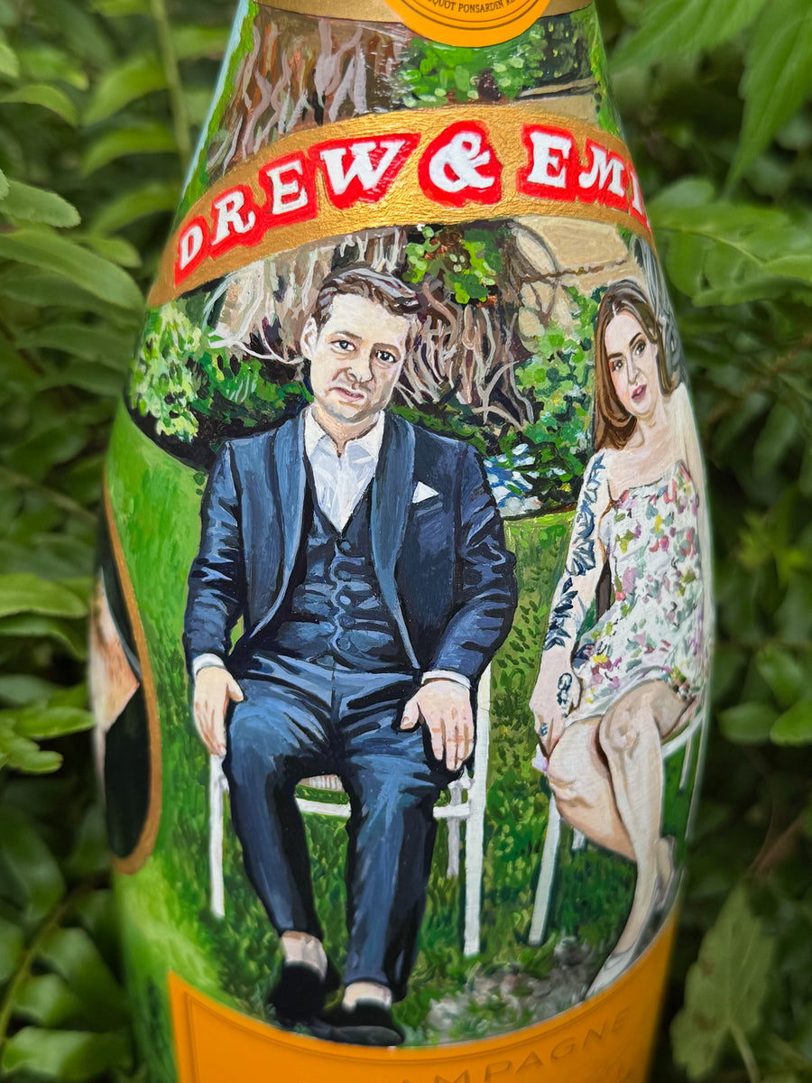 Hand Painted Bottles