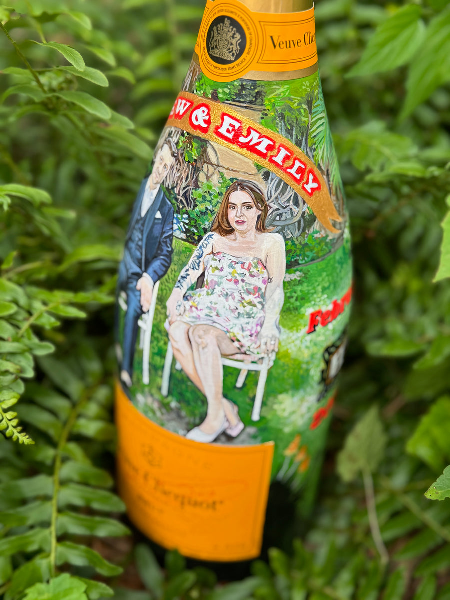 Hand Painted Bottles