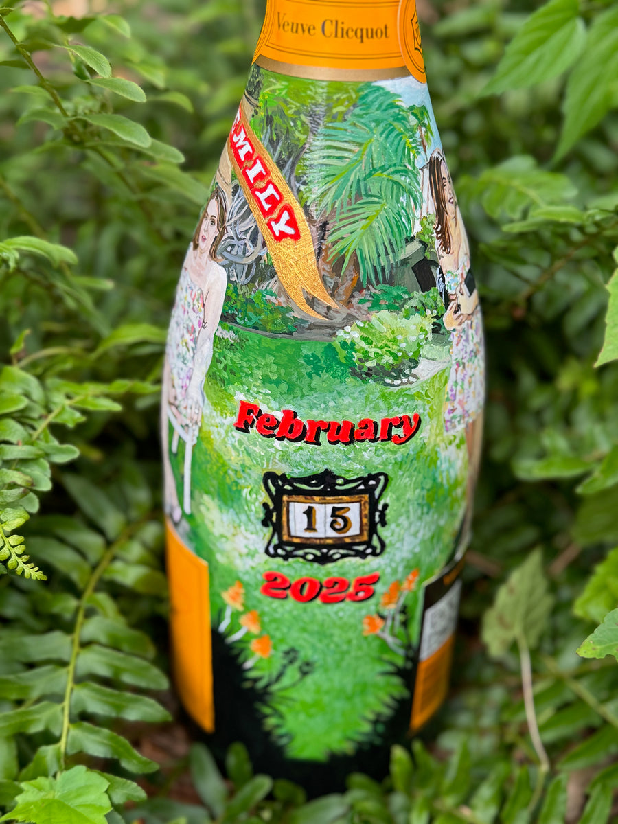 Hand Painted Bottles