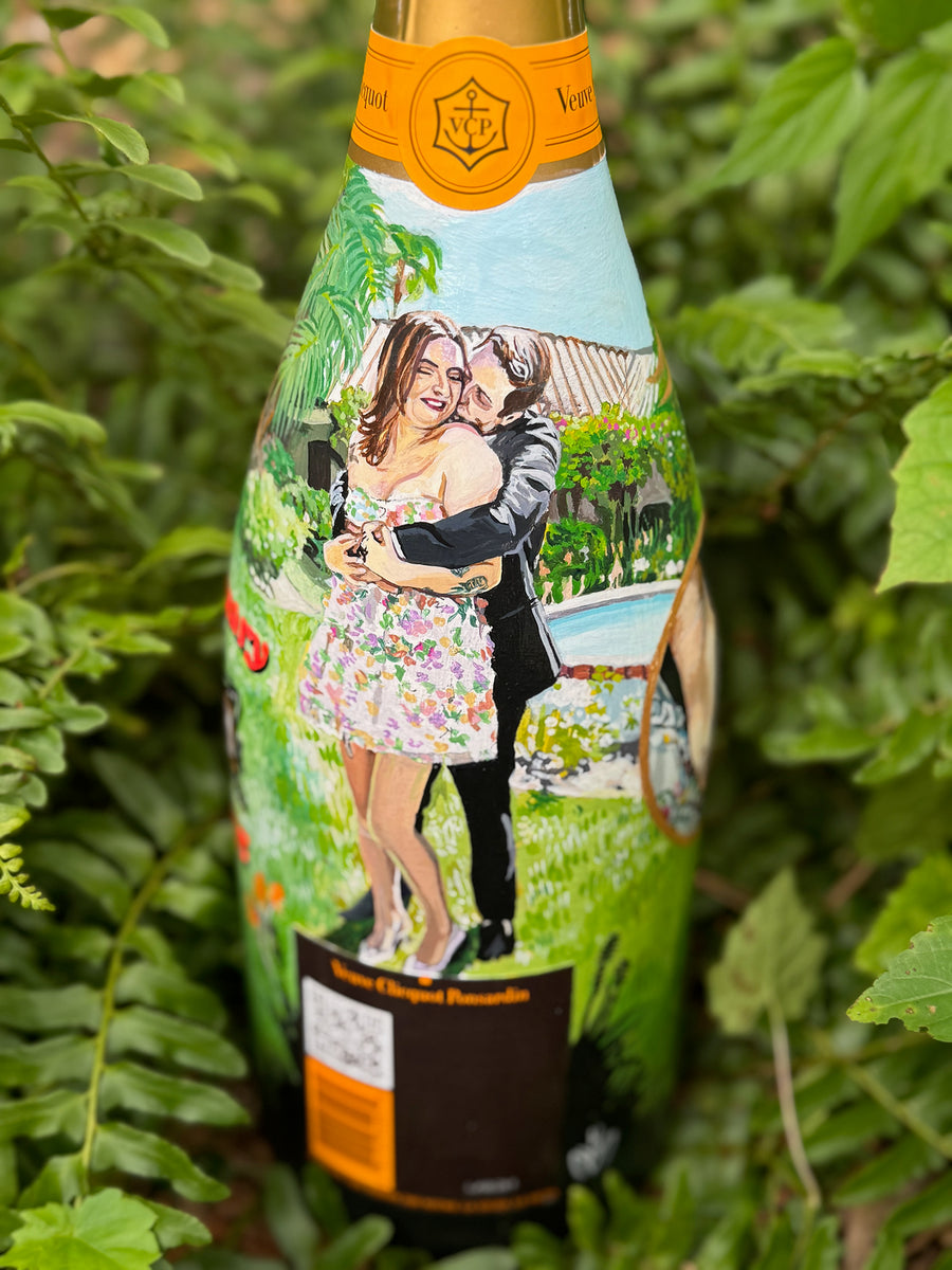 Hand Painted Bottles