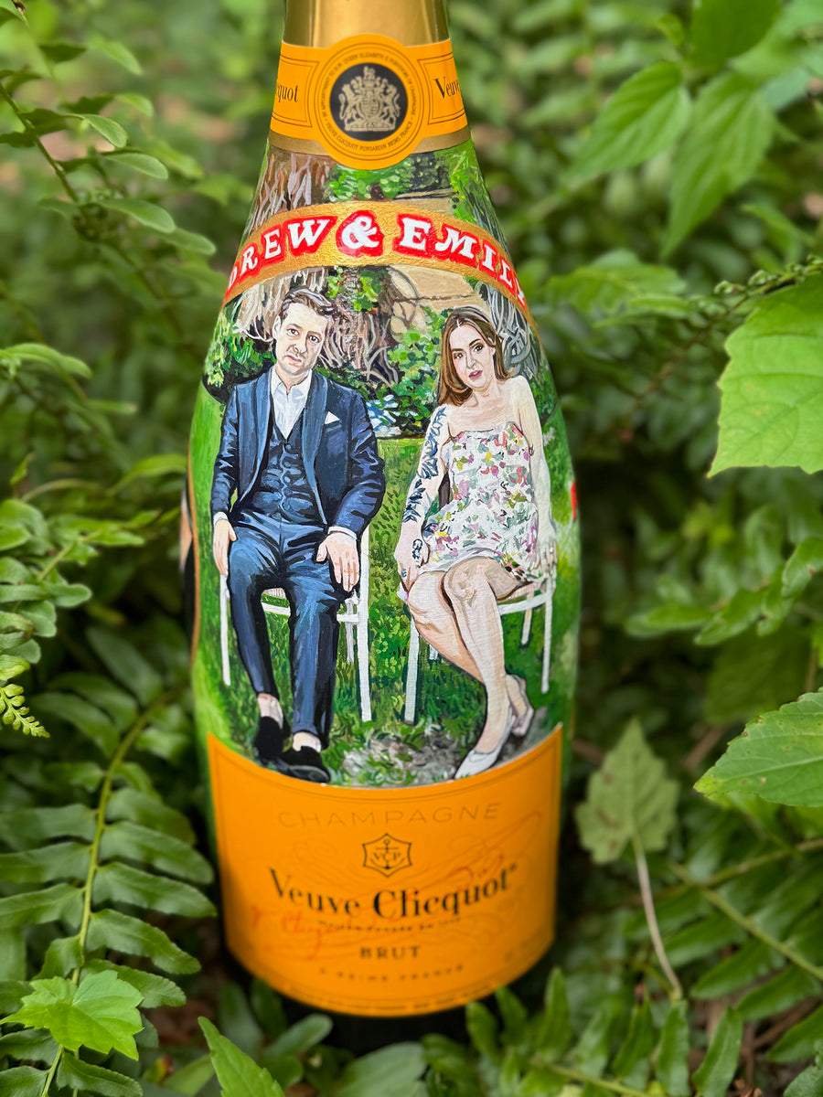Hand Painted Bottles