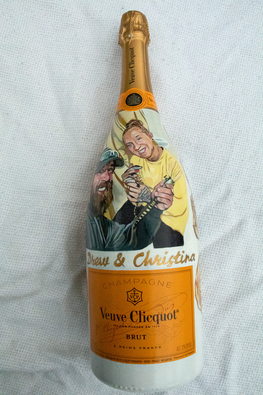 Hand Painted Veuve Clicquot