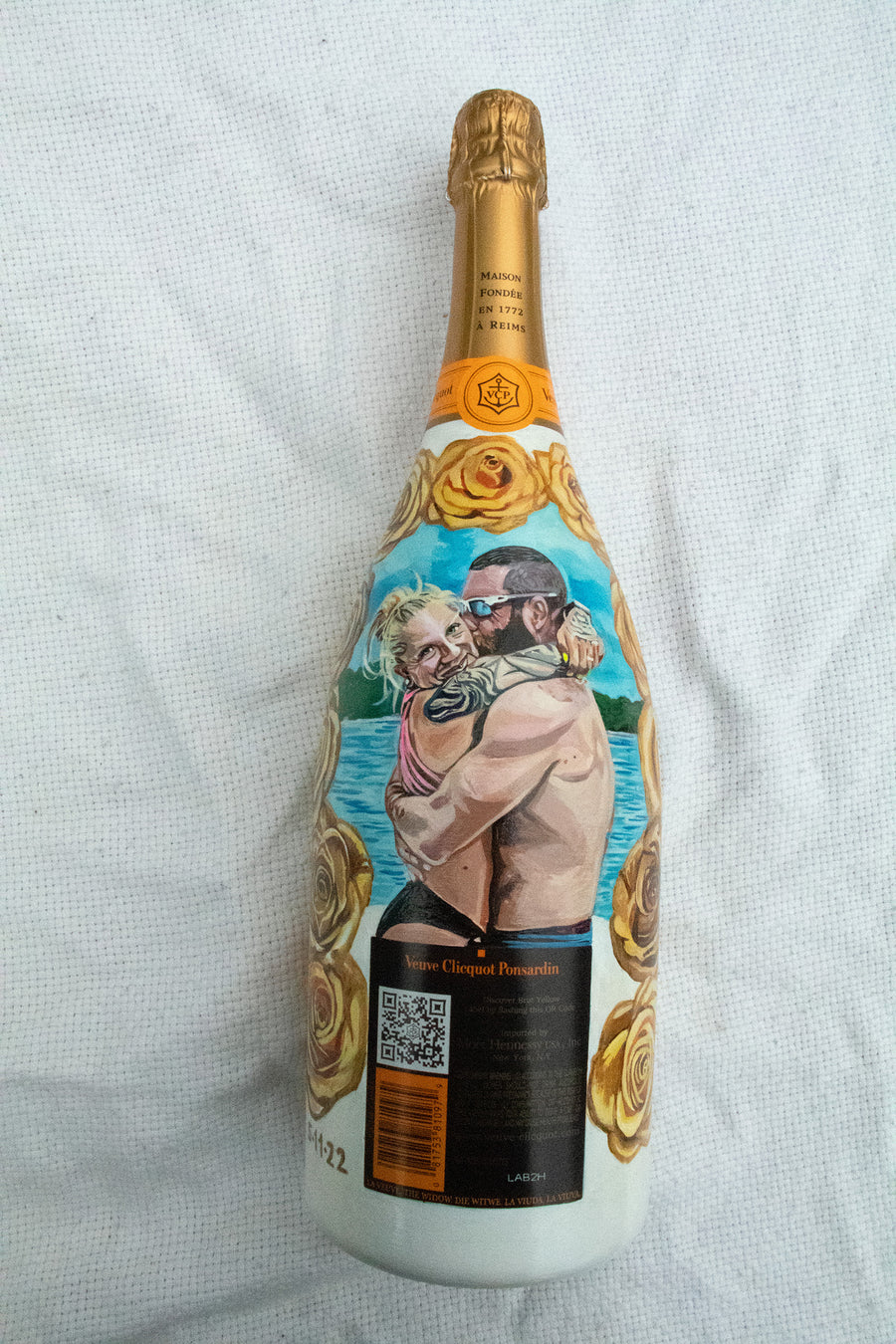 Hand Painted Veuve Clicquot