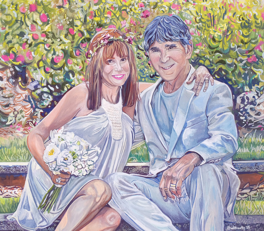 Anniversary Portrait Gouache