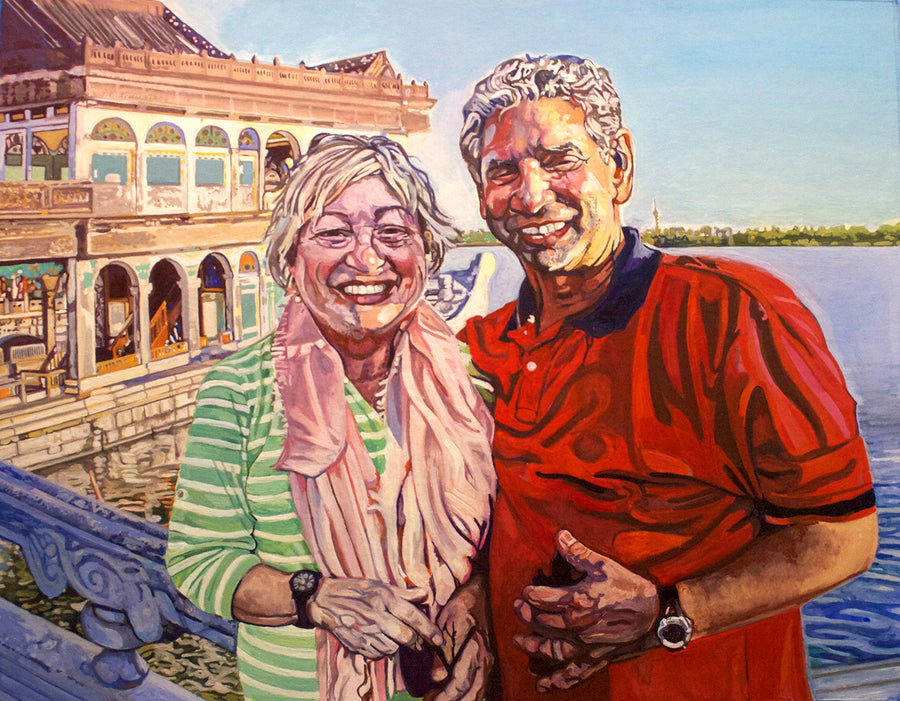 Anniversary Portrait Gouache